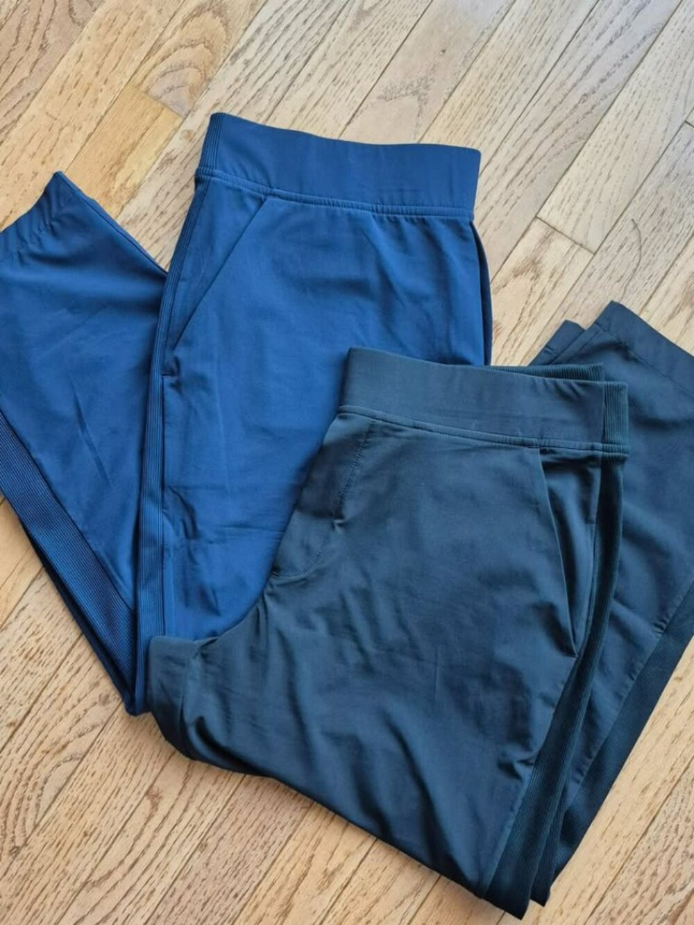 ATHLETA BROOKLYN Pant - Set of 2 Navy and Black 14Petite